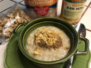 image of spiced oatmeal