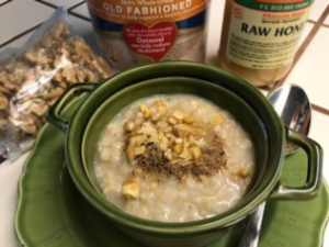 spiced oatmeal