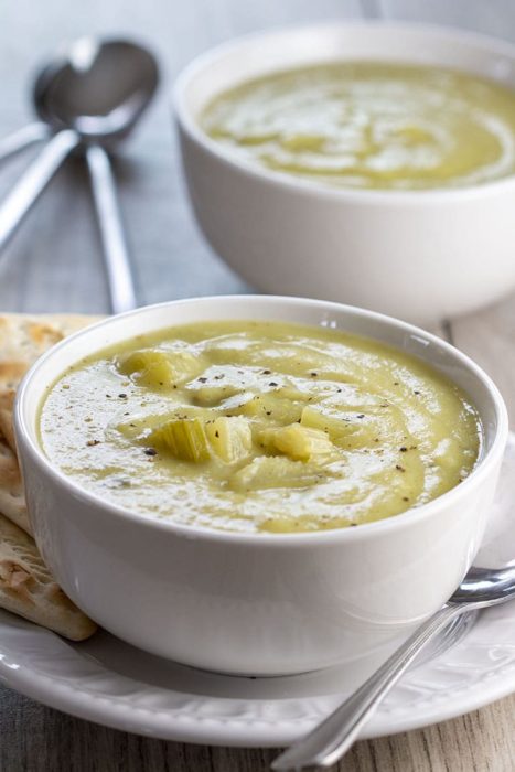 Creamy celery soup