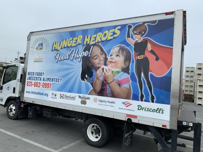 Second Harvest Food Bank delivery truck