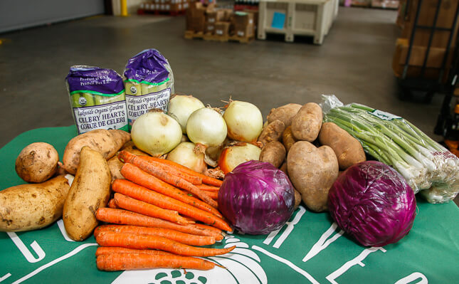 Alimentos para la distribución