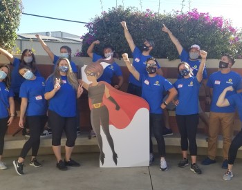volunteers with Hope
