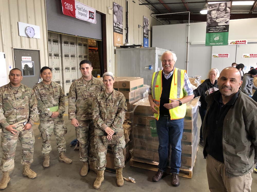 Warehouse Jimmy Panetta and National Guard