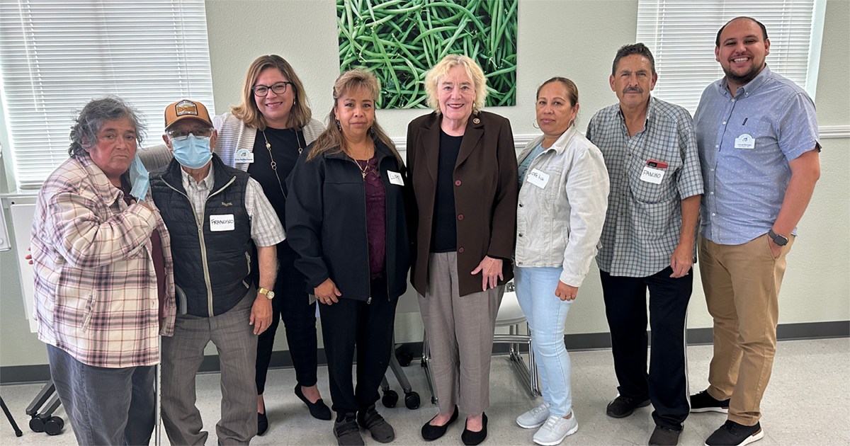 Diputada: Zoe Lofgren visita SHFB 23/09