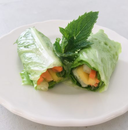 Mango-Cucumber Wrap